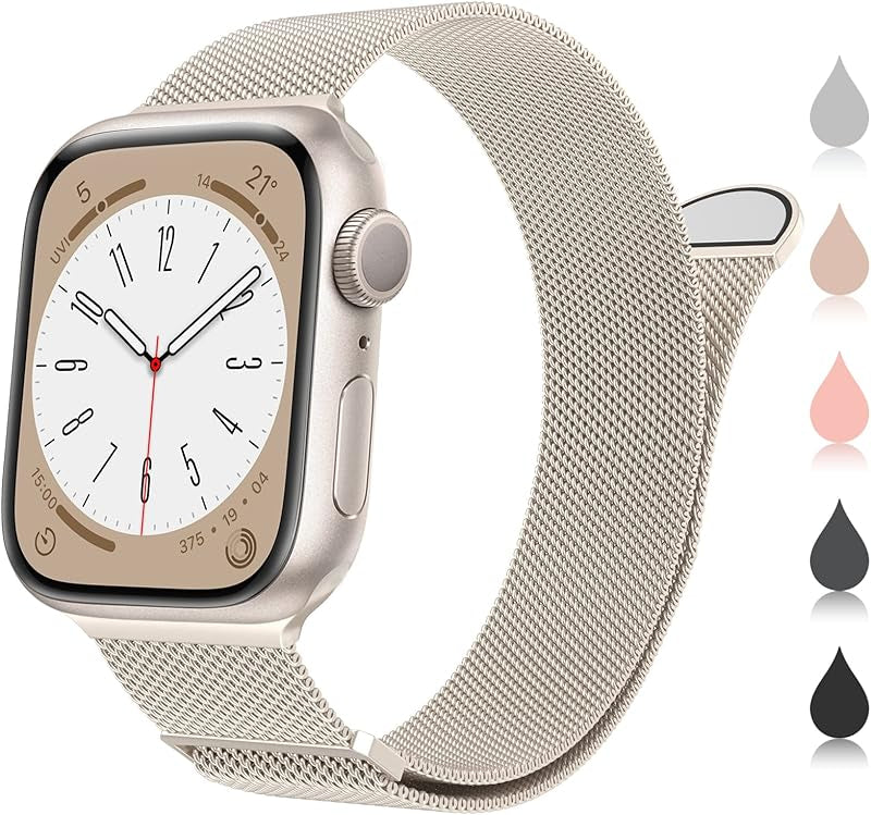 Stainless Steel Band Compatible with Apple Watch 38/40/41/42/44/45/46/49mm