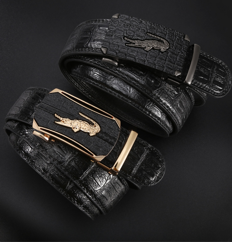 Leather Automatic Buckle Belt