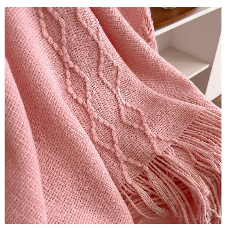 Autumn Winter Women Knitted Cape Shawl Wrap Cloak Ethnic Hooded Poncho