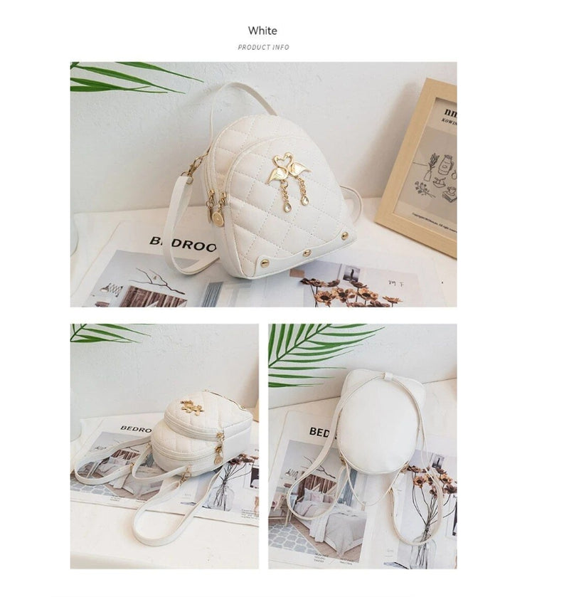 Woman Fashion Backpack Mini Ins Female Handbag Leisure Phone Packs - IPSTYLE