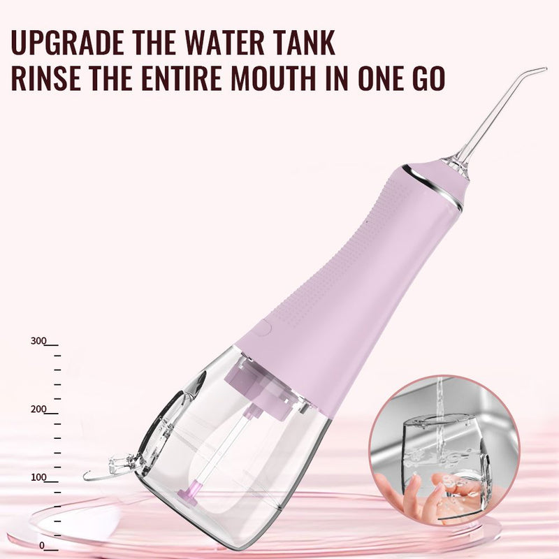 Oral Irrigator Portable Dental Water Flosser USB Rechargeable