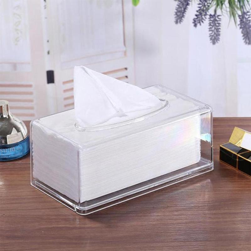 1 piece transparent towel box towel holder