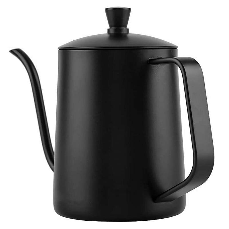 Coffee pot with narrow spout, 304 stainless steel drip for Gooseneck
