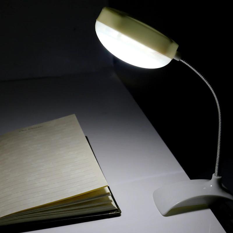 Flexible clip on LED table lamp Reading clip