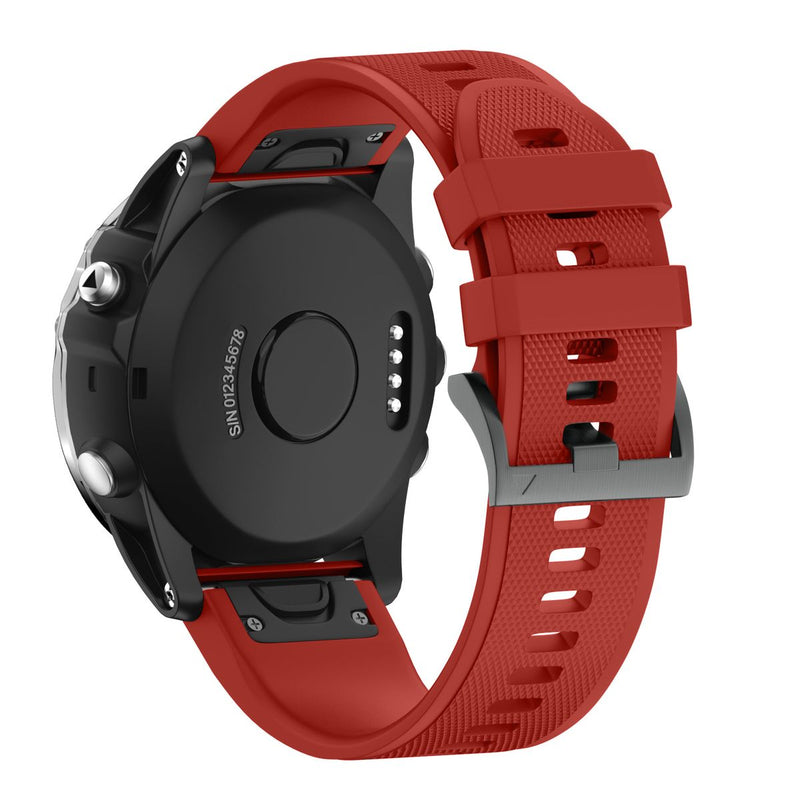 Quick Release Silicone Sports Band Strap for Garmin Fenix 6X/5X/3 26mm