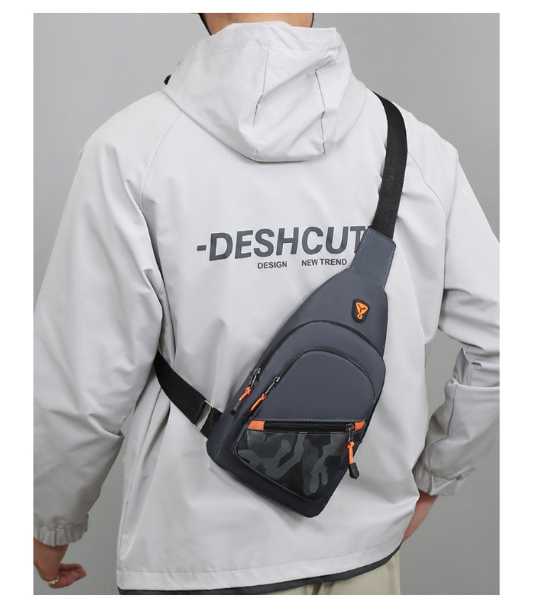 Men's Chest Bag Portable Casual Shoulder Bag Trendy UniqueCross body Bag