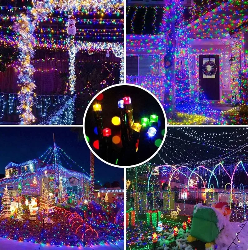 Solar String Lights 100 LED 12M Decorative Lamp
