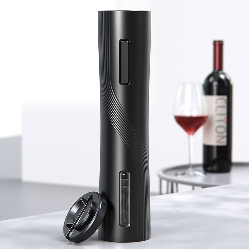USB Corkscrew Electric Wine Bottle Opener with USB Battery Aluminum