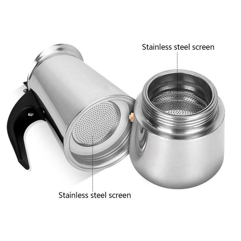 Stainless steel coffee pot 600ml