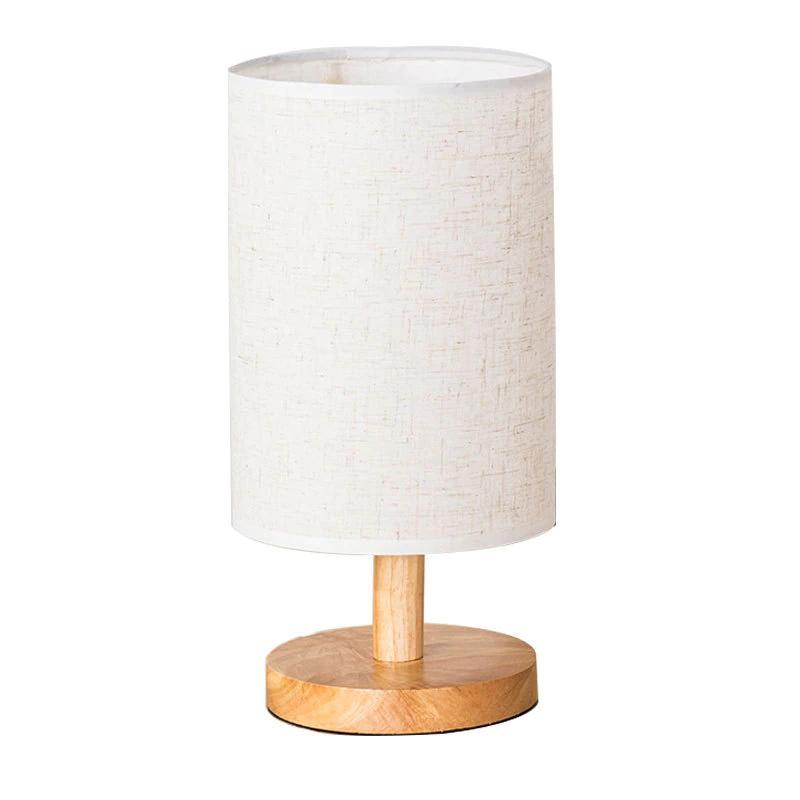Simple Table Lamp Table Bedroom Cabinet Night Lamp Solid Wood
