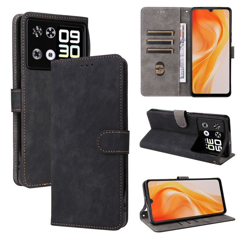 Flip Cover for Cubot P90 PU Leather Phone Case [RFID Blocking] With Hand Strap