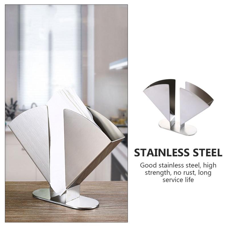 1 pcs. Office Paper towel shaped stainless steel towel holder