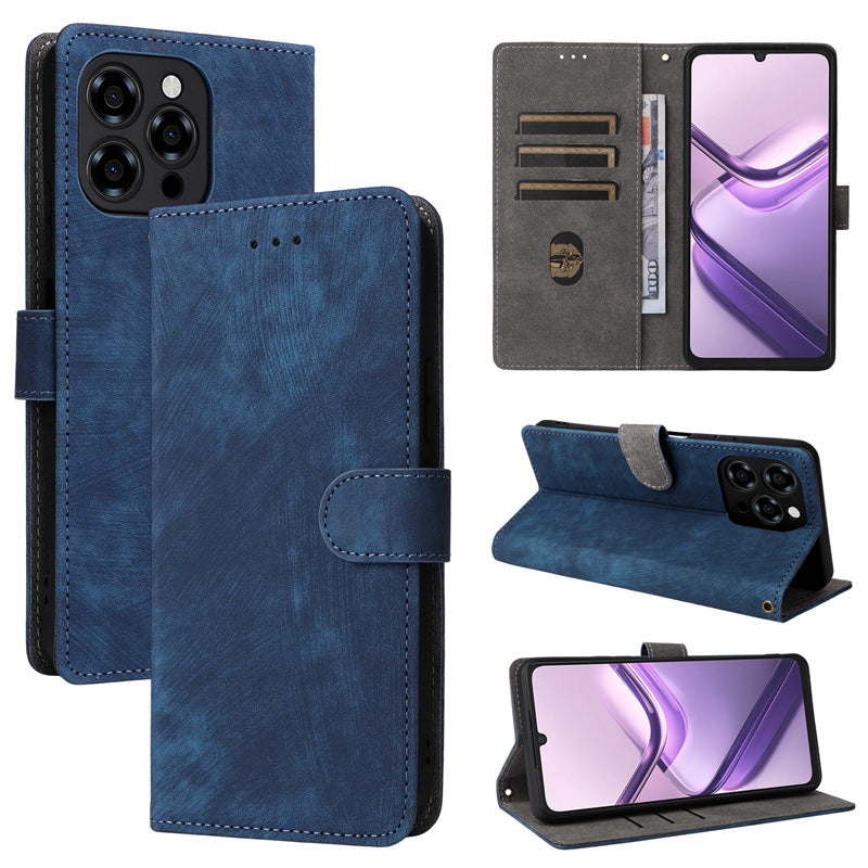 Flip Cover for Doogee Note 58 Pro PU Leather Phone Case [RFID Blocking] With Hand Strap