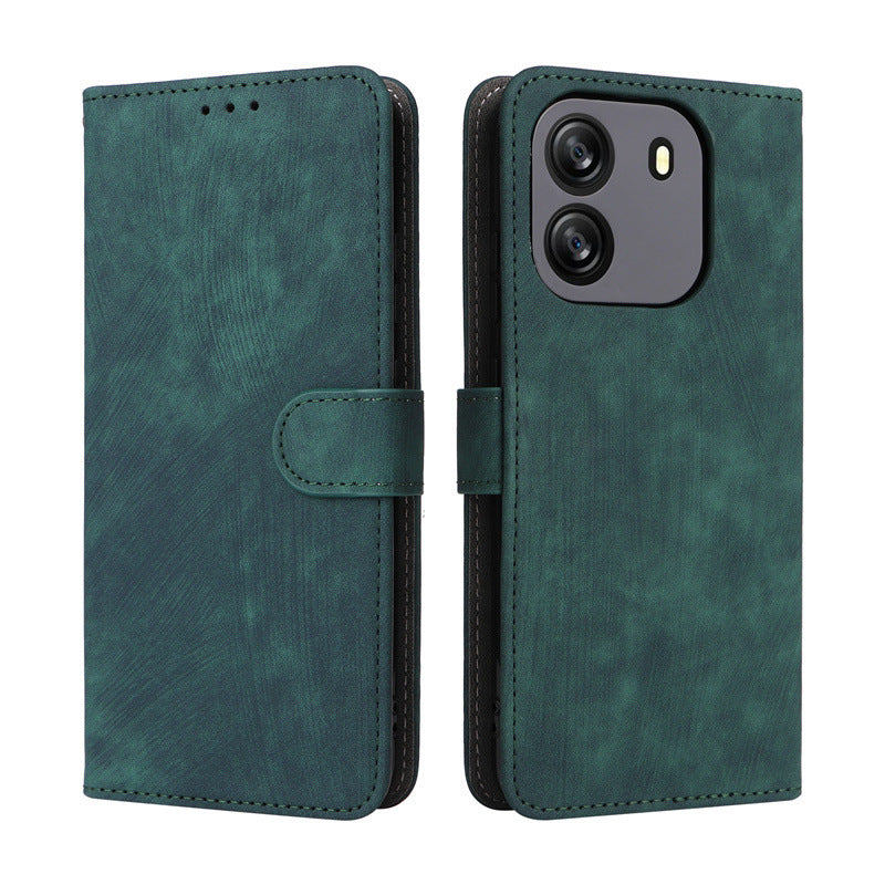 Flip Cover for Blackview Wave 6C PU Leather Phone Case [RFID Blocking] With Hand Strap