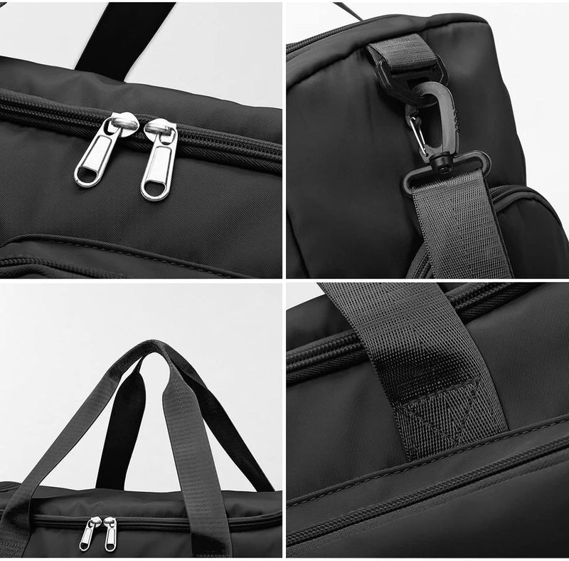 Large Travel Bag Capacity Duffle With Shoe Compartment Sports Fiess Bags
