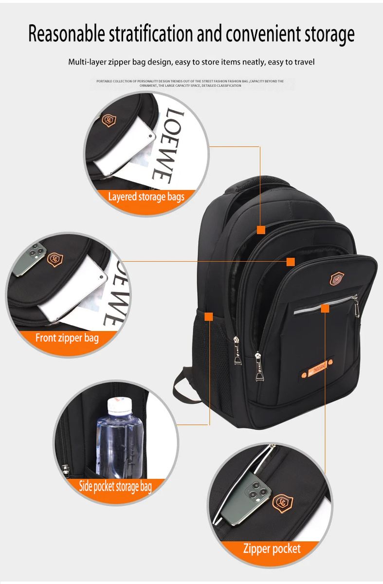 Large Backpack for Business Travel School Bag Casual College for woman men