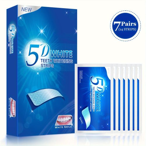 Teeth Whitening Strips-Comfortable Ultra-Thin Design, Easy to Apply - 14 PCS