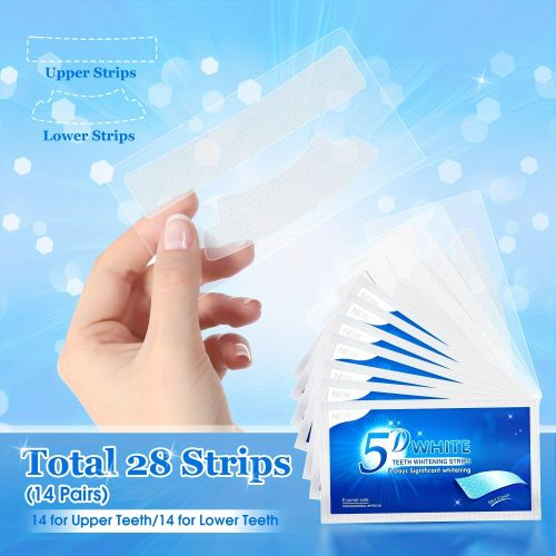 Teeth Whitening Strips-Comfortable Ultra-Thin Design, Easy to Apply - 14 PCS