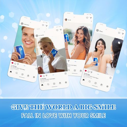Teeth Whitening Strips-Comfortable Ultra-Thin Design, Easy to Apply - 14 PCS