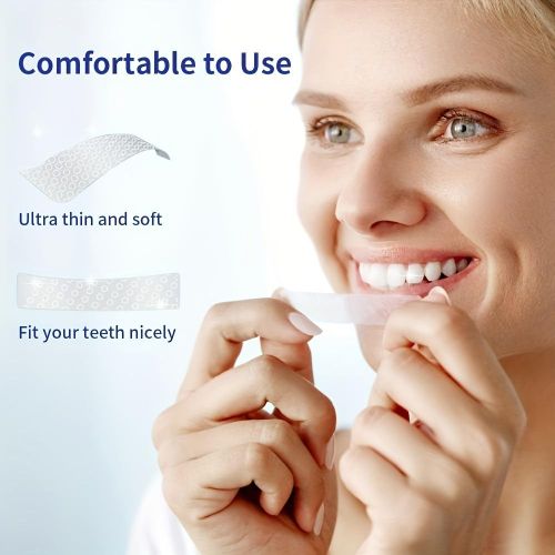 Teeth Whitening Strips-Comfortable Ultra-Thin Design, Easy to Apply - 14 PCS