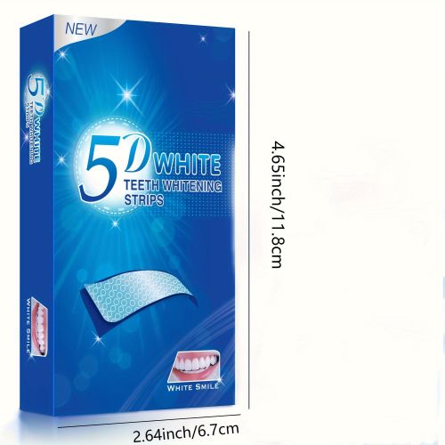 Teeth Whitening Strips-Comfortable Ultra-Thin Design, Easy to Apply - 14 PCS