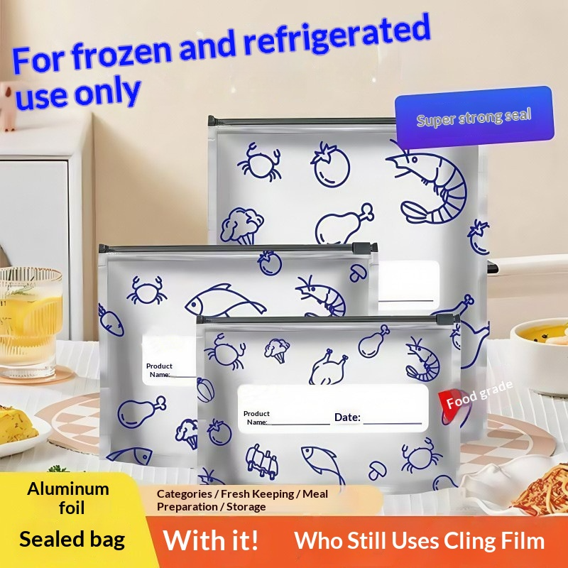 Reusable aluminum foil sealing and fresh-keeping bags (30 pieces)
