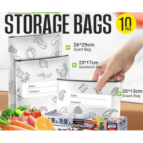 Reusable aluminum foil sealing and fresh-keeping bags (30 pieces)