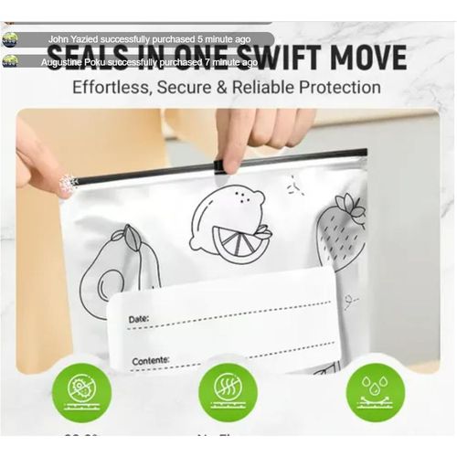 Reusable aluminum foil sealing and fresh-keeping bags (30 pieces)