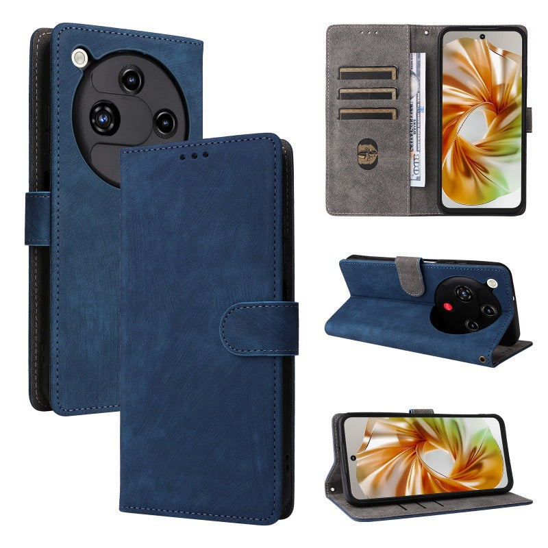 Flip Cover for ZTE nubia Focus 2 PU Leather Phone Case [RFID Blocking] With Hand Strap