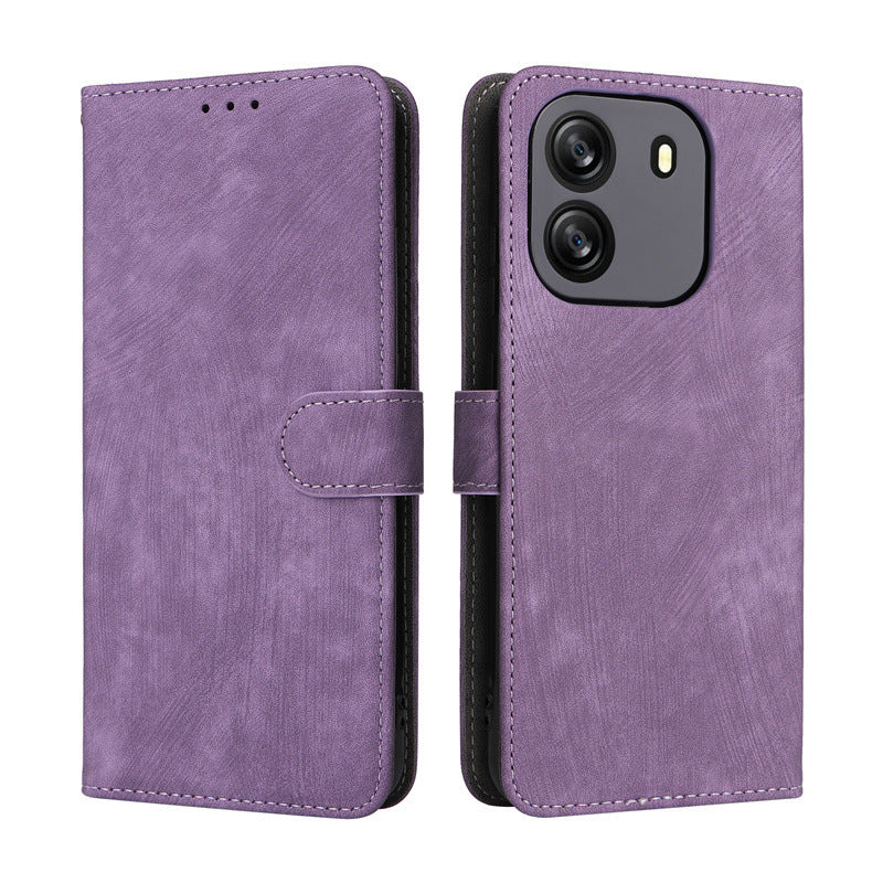 Flip Cover for Blackview Wave 6C PU Leather Phone Case [RFID Blocking] With Hand Strap