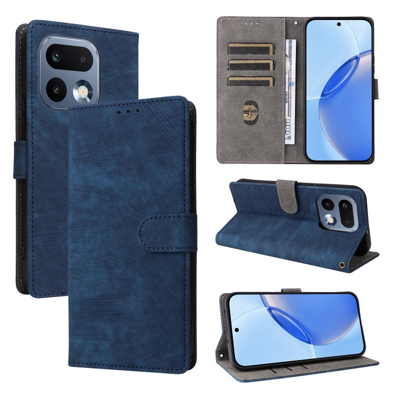 Flip Cover for Realme 16 Pro Plus PU Leather Phone Case [RFID Blocking] With Hand Strap