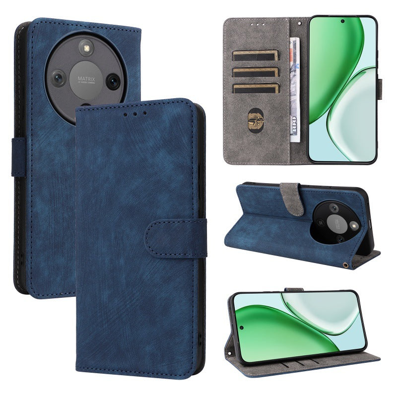 Flip Cover for Honor X9D PU Leather Phone Case [RFID Blocking] With Hand Strap