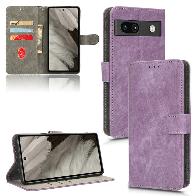 Flip Cover for Google Pixel 10a PU Leather Phone Case [RFID Blocking] With Hand Strap