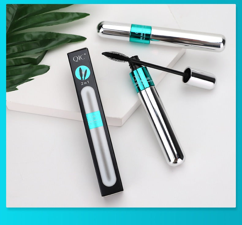 2 in 1 Double Effect long lasting mascara Waterproof Lengthening Mascara