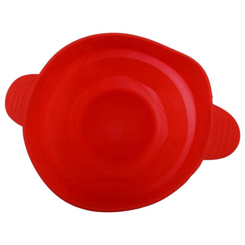 Microwave Popcorn Popper Folding Silicone Bowl with Lid