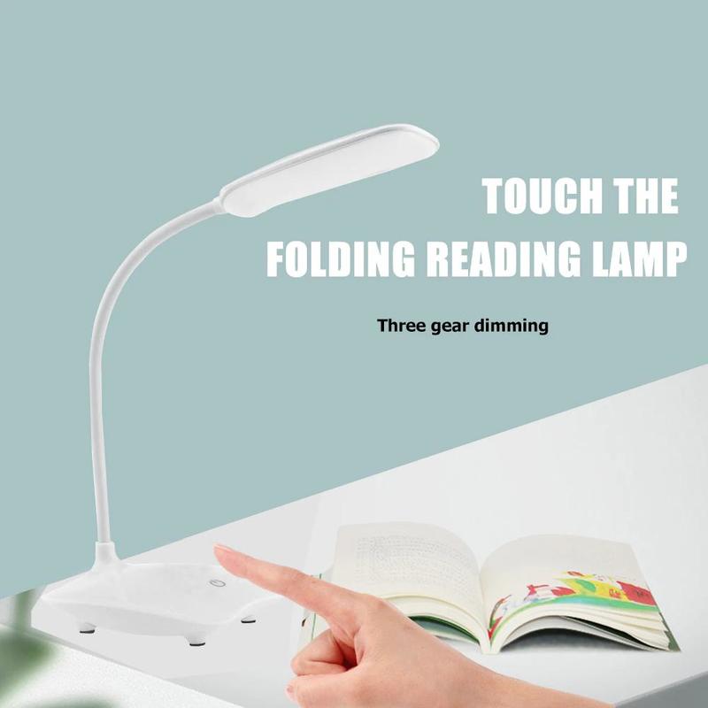 Foldable LED Desk Lamp Dimmer Desk Lamp Touch DC 5V Portable Portable