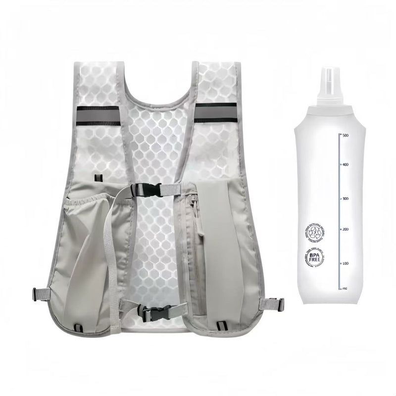 Marathon Running Vest With 500ML Soft Water Bottle