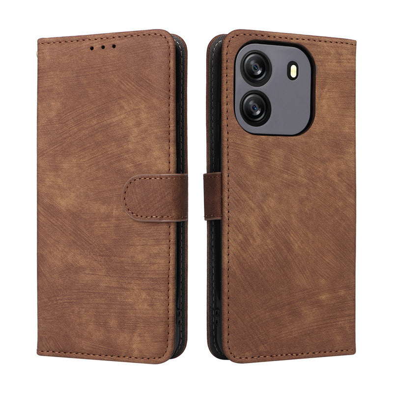 Flip Cover for Blackview Wave 6C PU Leather Phone Case [RFID Blocking] With Hand Strap