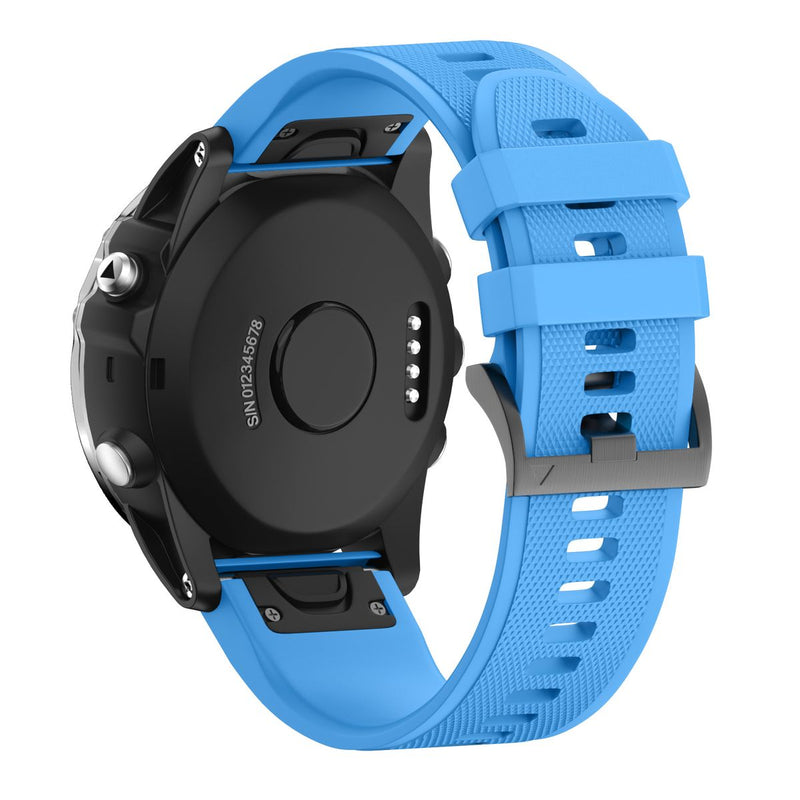 Quick Release Silicone Sports Band Strap for Garmin Fenix 6X/5X/3 26mm
