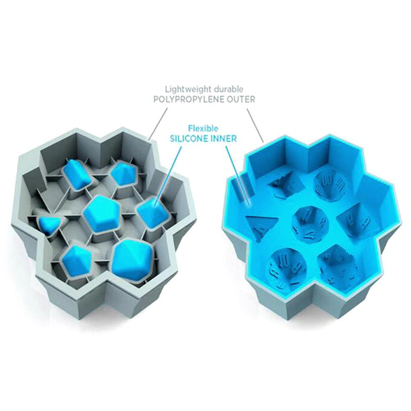 Flexible Ice Cube Shaped Freezer Silicone Ice Cube Mold For Whisky Mix