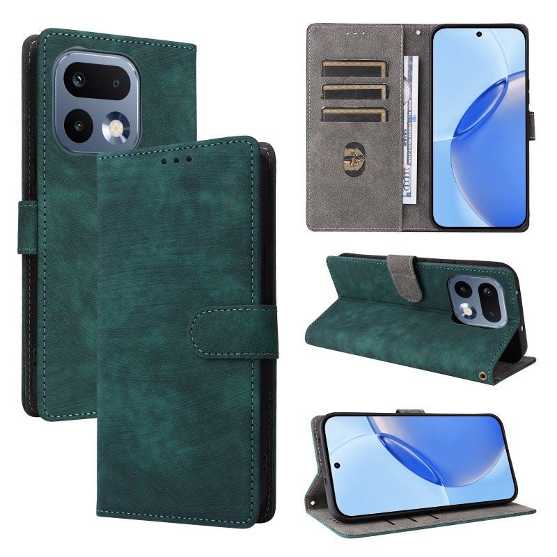 Flip Cover for Realme 16 Pro Plus PU Leather Phone Case [RFID Blocking] With Hand Strap