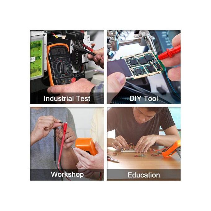 Digital Multimeter Voltmeter With Battery Voltage Multi Tester