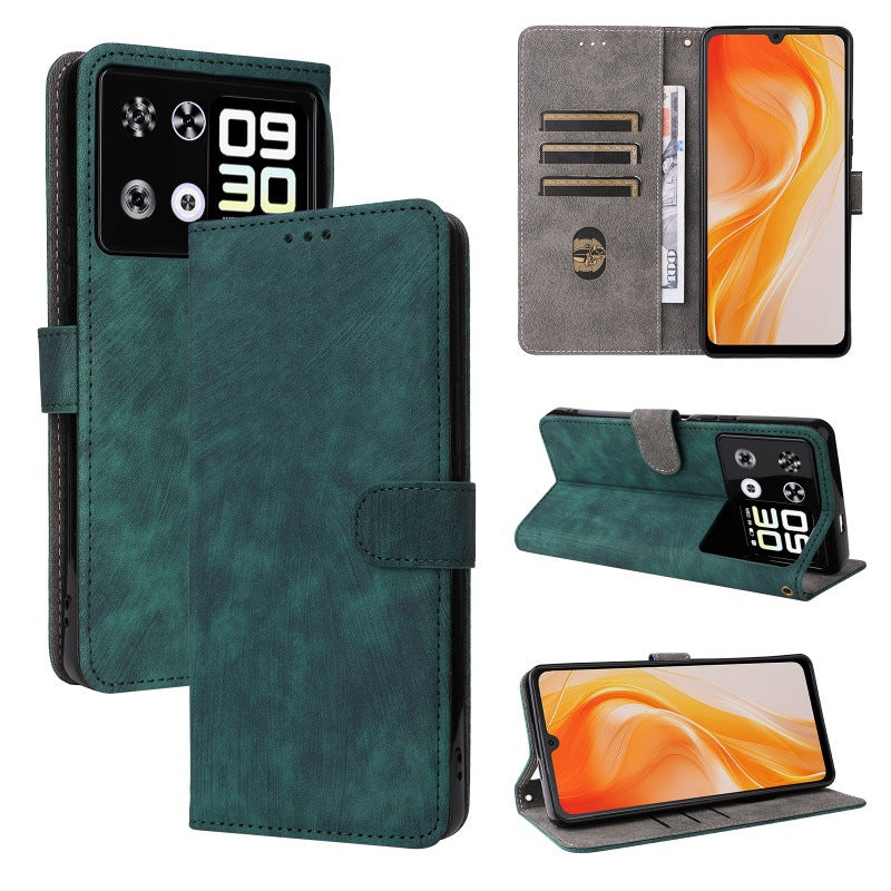 Flip Cover for Cubot P90 PU Leather Phone Case [RFID Blocking] With Hand Strap