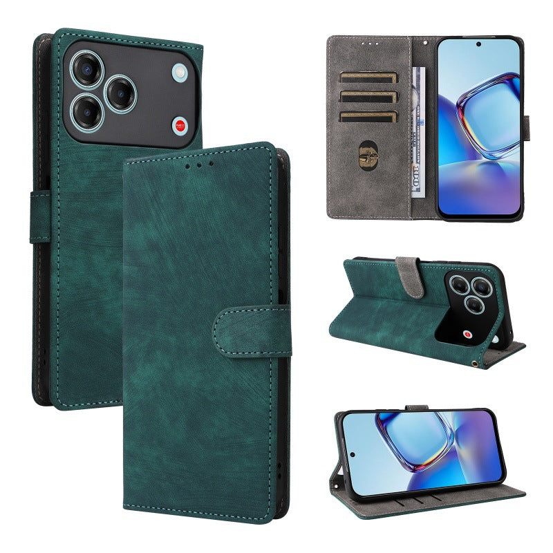 Flip Cover for ZTE Blade V80 Design PU Leather Phone Case [RFID Blocking] With Hand Strap