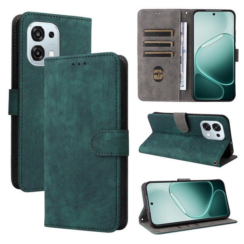 Flip Cover for Oppo F31 PU Leather Phone Case [RFID Blocking] With Hand Strap