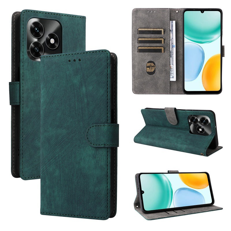 Flip Cover for Honor Play10A PU Leather Phone Case [RFID Blocking] With Hand Strap