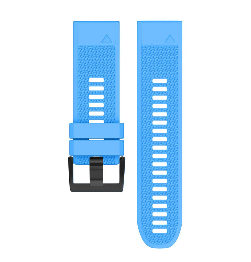 Quick Release Silicone Sports Band Strap for Garmin Fenix 6X/5X/3 26mm