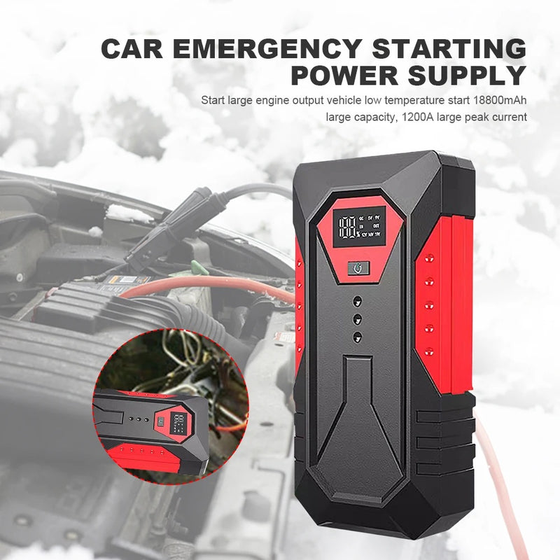 Car Jump Starter 18000mAh Power Bank Petrol Diesel Car Battery Charger Starting