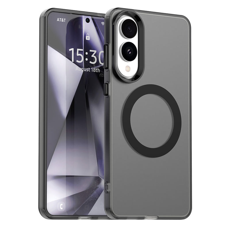 Phone Case for Samsung Galaxy S25 Edge, Compatible with Magsafe,Shockproof Magnetic Case Cover