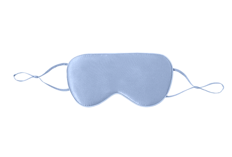 Sleep Mask for Side Sleepers, Soft Silk Eye Mask with Adjustable Strap